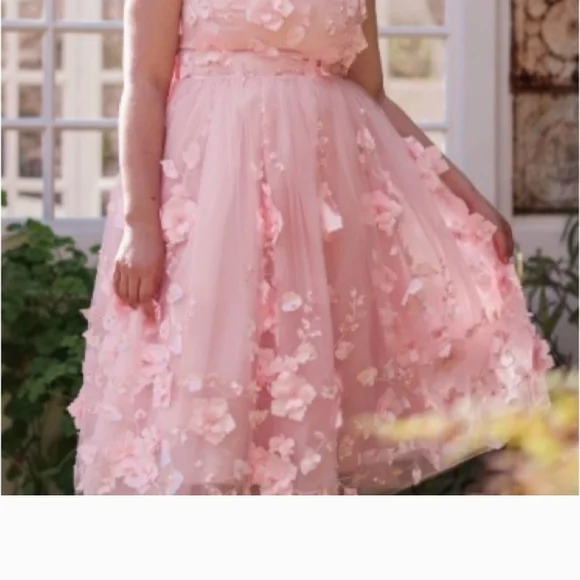 JessaKae Pink Floral Dress - Picture 3 of 6